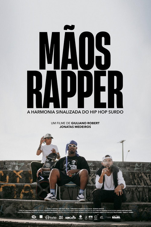 Affiche de Mãos Rapper: A Harmonia Sinalizada do Hip Hop Surdo