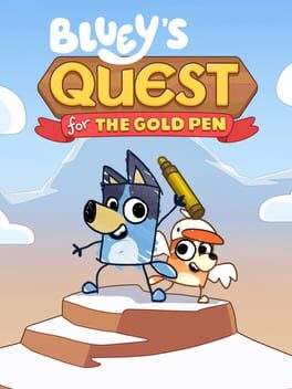 Jaquette de Bluey's Quest for the Gold Pen